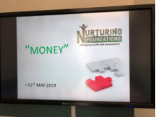 My Money Workshop on May 31st 2019