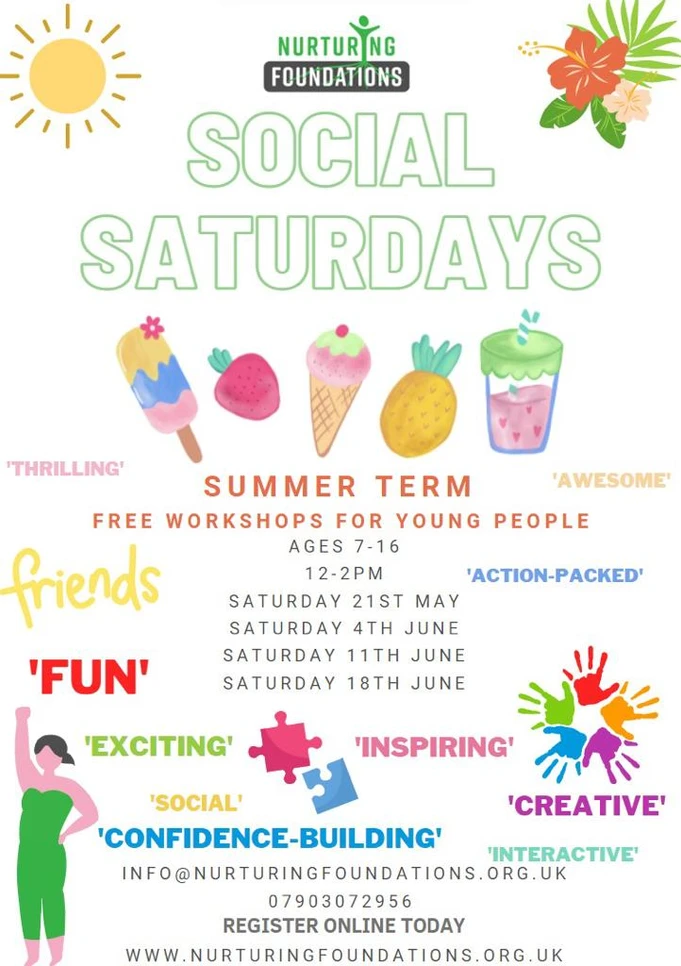 Social Saturdays Summer Term 2022 