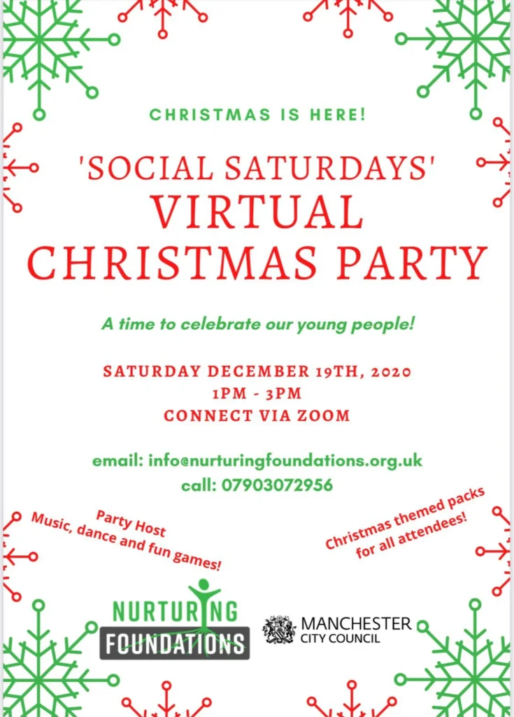 Social Saturdays Virtual Christmas Party